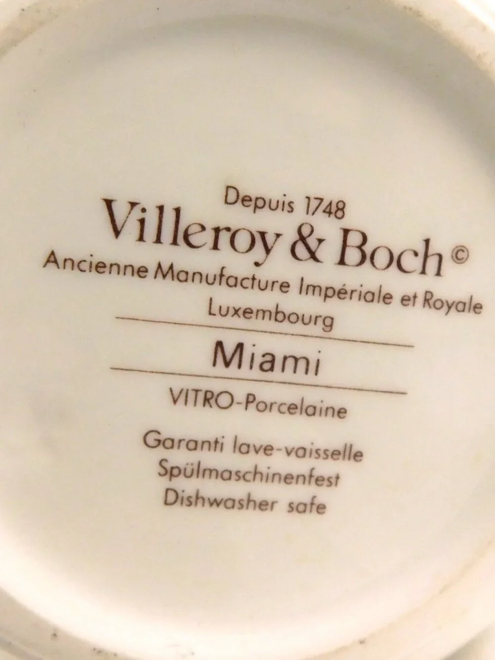 Villeroy and Boch Coffee Pot with No Lid In Miami # 27134